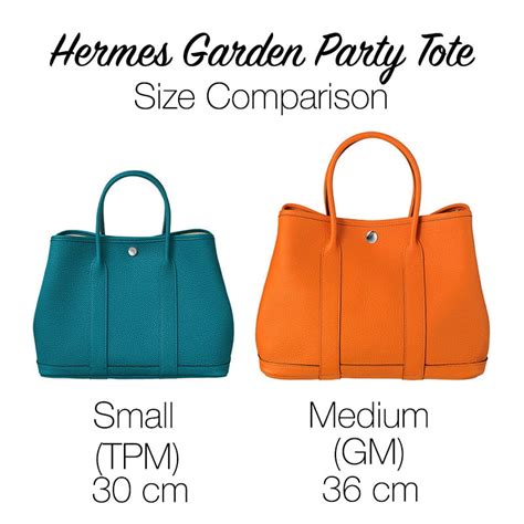 hermes garden party tpm measurement|hermes garden party sizes.